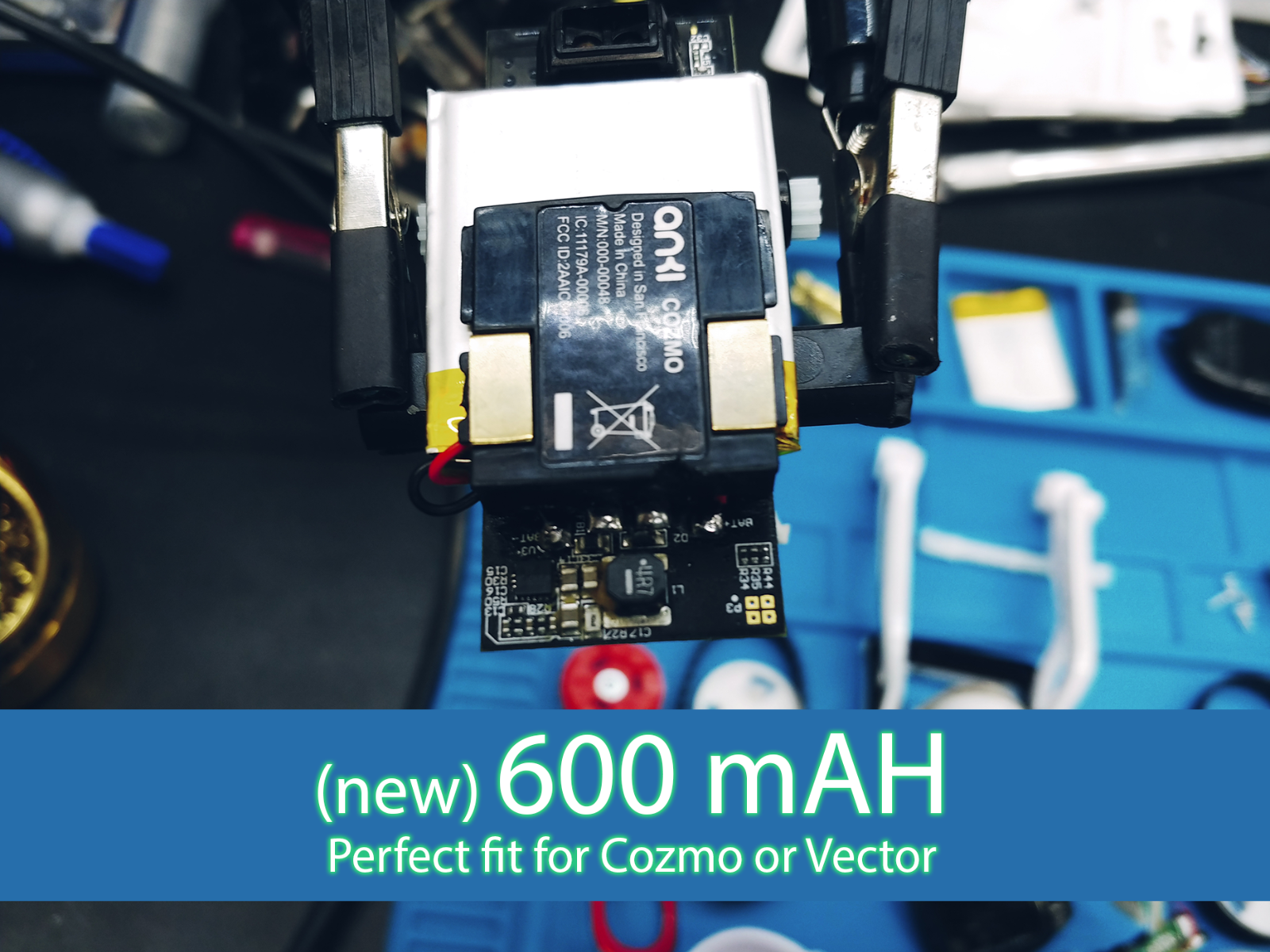 Anki Cozmo Replacement Battery - new, 600mah (*double play time